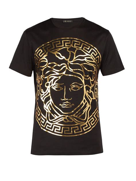 versace embroidered shirt|Versace t shirt men price.